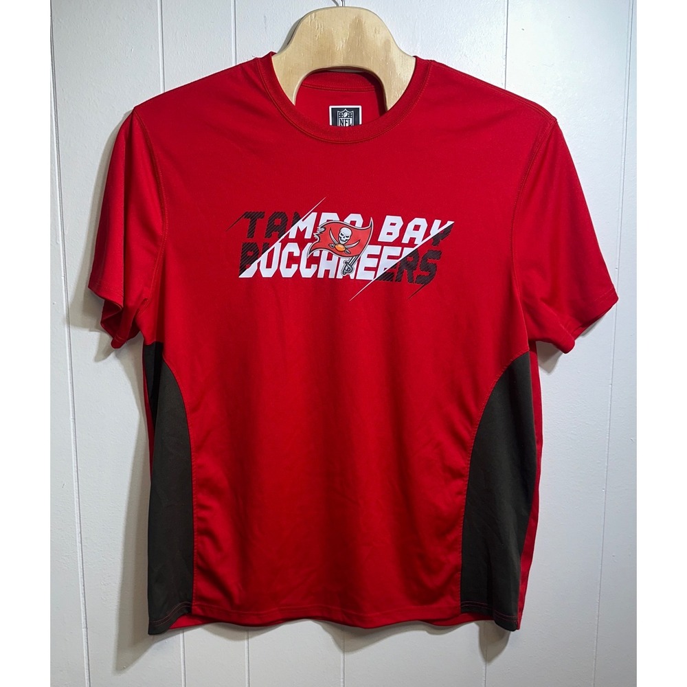 NFL Team Apparel Tampa Bay‎ Buccaneers Red Performance Graphic Shirt Mens 2X